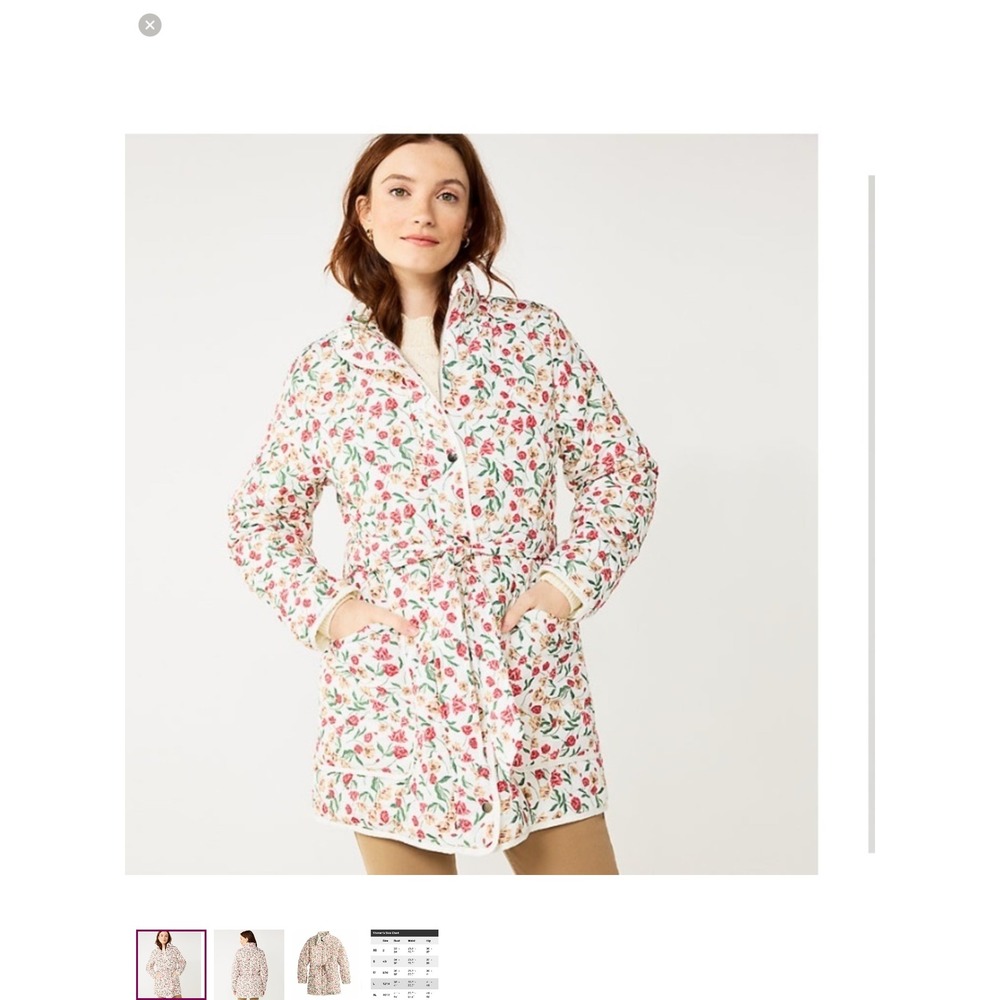 DRAPER JAMES FLORAL QUILTED JACKET